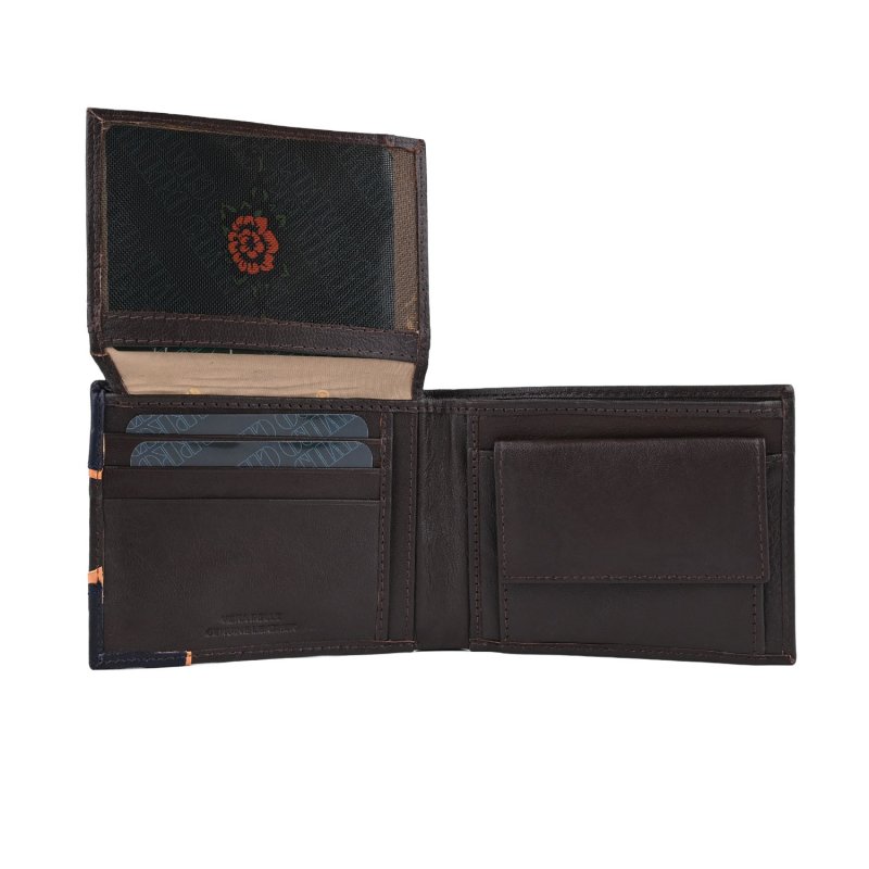 Charro Men's Genuine Leather Wallet, Classic with Coin Purse, Gift Box — view 15