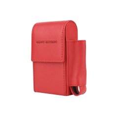 Conte Massimo Zigarettenetui aus Echtem Leder, mit Feuerzeughalter, für Herren und Damen 2