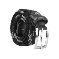 Armata di Mare Ceinture Élastique Tressée, Homme Femme, Avec Inserts en Cuir Véritable, Coffret Cadeau