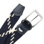 Armata di Mare Elastic Woven Belt, Men Women, With Genuine Leather Inserts, Gift Box — view 12