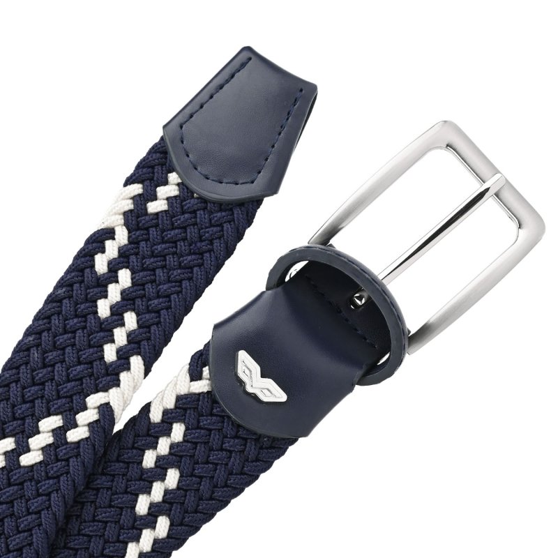 Armata di Mare Elastic Woven Belt, Men Women, With Genuine Leather Inserts, Gift Box — view 18