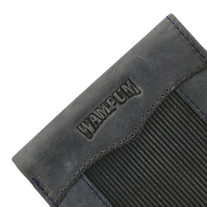 Wampum Herren-Brieftasche aus echtem Leder, Klassisch mit Münzfach, mit Box — Ansicht 13