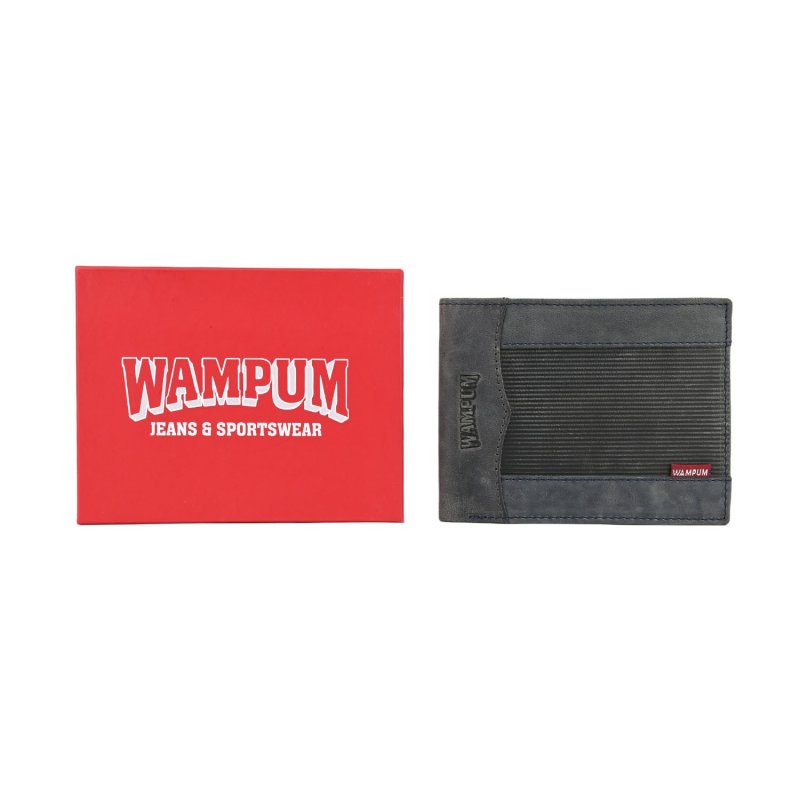 Wampum Men's Genuine Leather Wallet, Classic with Coin Pocket, With Box — view 16
