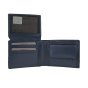BIAGIOTTI HERREN, Herren-Brieftasche aus echtem Leder, mit Münzfach und Geschenkbox — Rückansicht