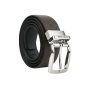 Police Men's Reversible Belt In Genuine Leather, Made in Italy, 3.5 cm High, Seamless, Adjustable And Shortenable