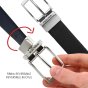 Police Men's Reversible Belt In Genuine Leather, Made in Italy, 3.5 cm High, Seamless, Adjustable And Shortenable — view 9
