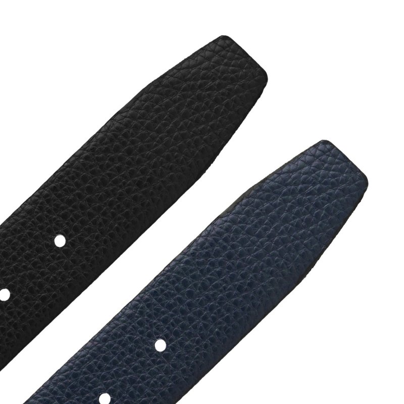 Police Men's Reversible Belt In Genuine Leather, Made in Italy, 3.5 cm High, Seamless, Adjustable And Shortenable — view 10