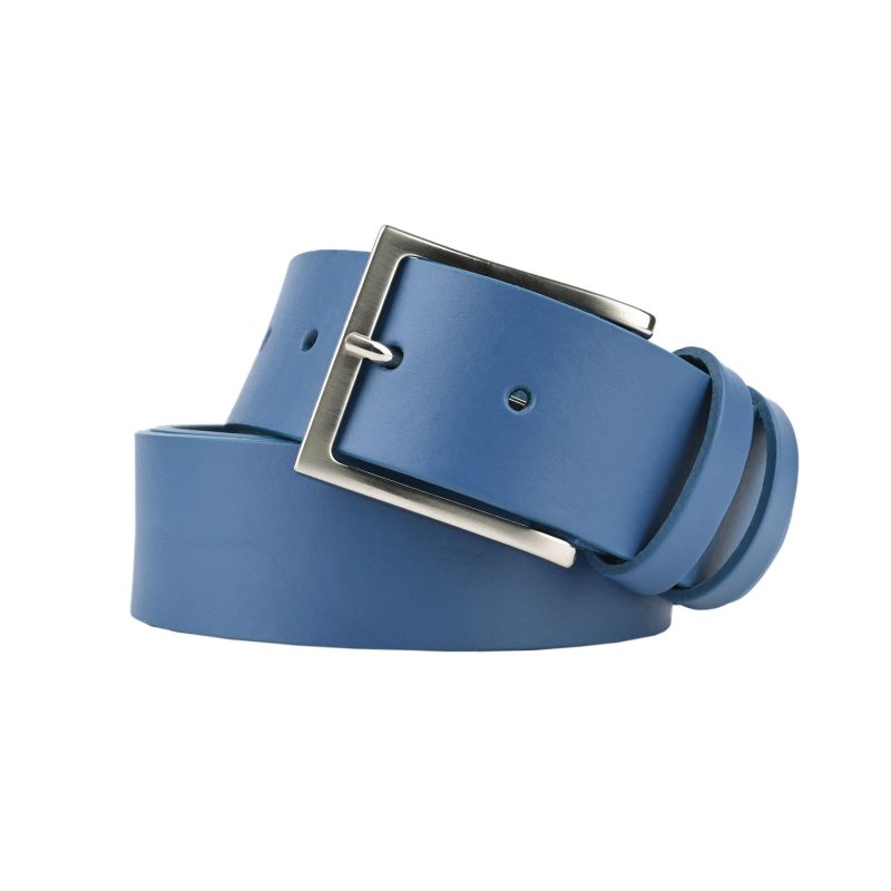 Conte Massimo Ceinture Homme en Cuir (Tannage Végétal), Sans Coutures, Raccourcissable, Hauteur 4cm — vue de face