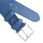 Conte Massimo Men's Belt in Genuine Vegetable-Tanned Leather, Without Stitching, Can Be Shortened, 4cm High — detail