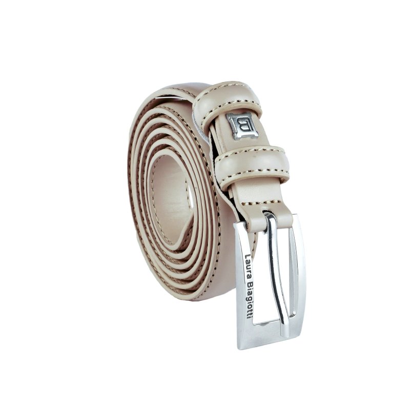 Biagiotti Damengürtel Schmal 2 cm aus Echtleder, Kürzbar, mit Box — Ansicht 56