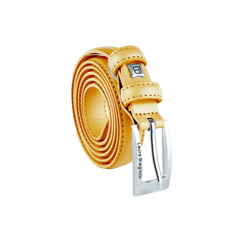 Biagiotti Damengürtel Schmal 2 cm aus Echtleder, Kürzbar, mit Box — Ansicht 63