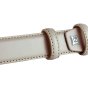 Biagiotti Ceinture Femme Fine 3 cm en Cuir Véritable, Raccourcissable, avec Boîte — vue 65