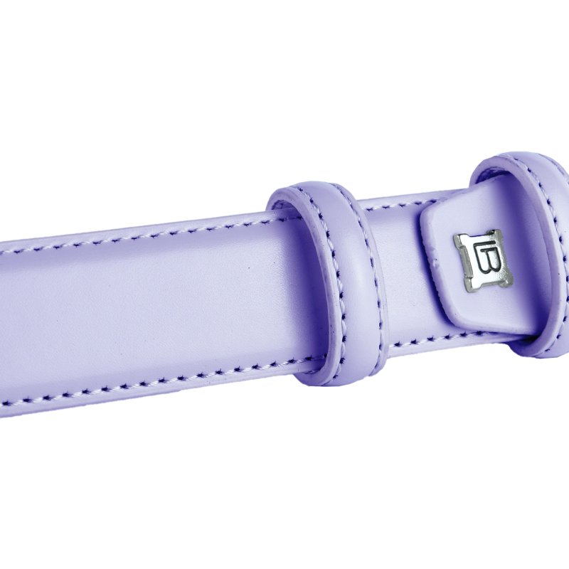 Biagiotti Cinturón Mujer Fino 3 cm de Piel Genuina, Acortable, con Caja — vista 72