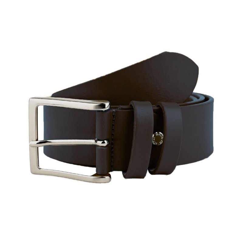 Conte Massimo Herrengürtel aus Leder (pflanzlich gegerbt), Ohne Nähte, Kürzbar, Höhe 4cm — Ansicht 23