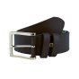Conte Massimo Men's Belt in Genuine Vegetable-Tanned Leather, Without Stitching, Can Be Shortened, 4cm High — view 23