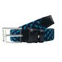 Sergio Tacchini Elastic Woven Belt, Men Women, With Genuine Leather Inserts, Gift Box — view 75