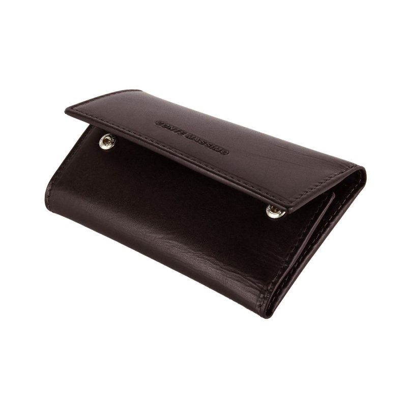CONTE MASSIMO Slim Men's and Women's Keyring in Genuine Leather — view 19