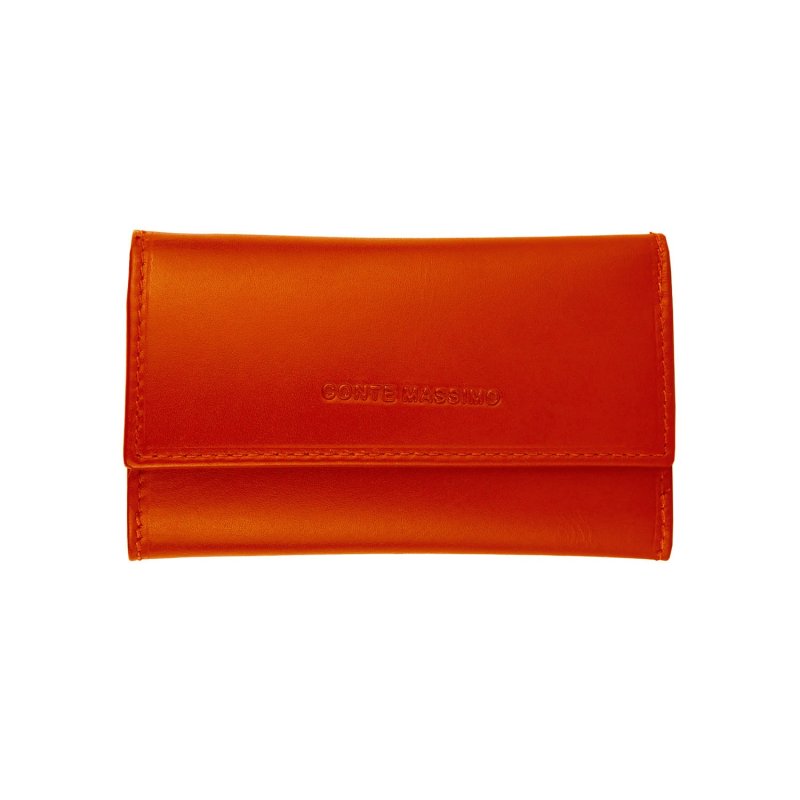 CONTE MASSIMO Slim Men's and Women's Keyring in Genuine Leather — view 26