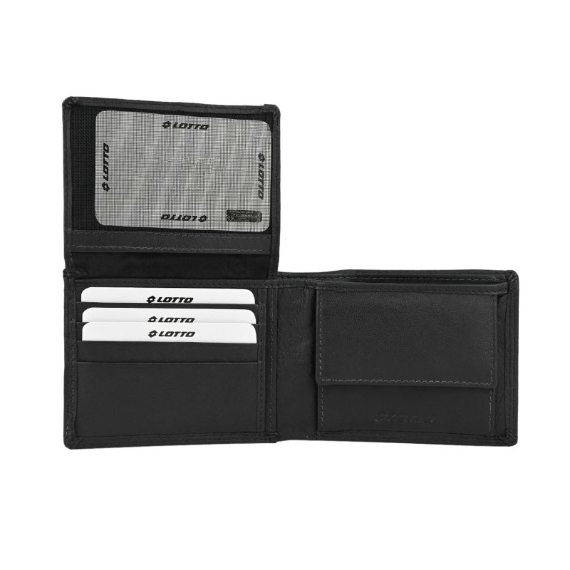 Lotto Men's Genuine Leather Wallet, Spacious, with Gift Box, Classic with Coin Pocket — view 21
