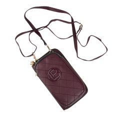 Laura Biagiotti Sac Bandoulière Femme Portefeuille avec Porte-téléphone, Bandoulière Réglable et Pochette Séparable