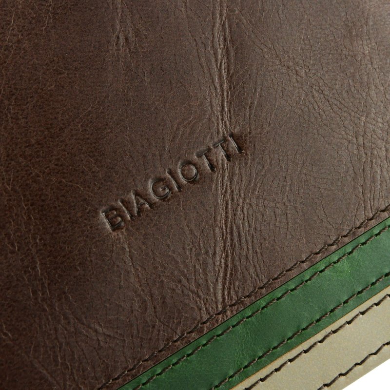 BIAGIOTTI Men's Genuine Leather Wallet with Coin Pocket, Gift Box 767-03 — view 15