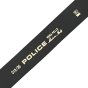 Police Men's Belt in Genuine Leather, Made in Italy, Quick-Release Buckle, Shortenable, with Box — back view