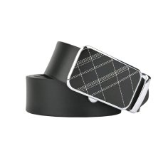 Police Men's Belt in Genuine Leather, Made in Italy, Quick-Release Buckle, Shortenable, with Box