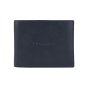 SERGIO TACCHINI Men's Slim Genuine Leather Wallet with Coin Pocket