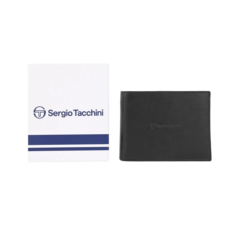 SERGIO TACCHINI Cartera de Hombre en Piel Auténtica, Fina con Monedero — vista 12