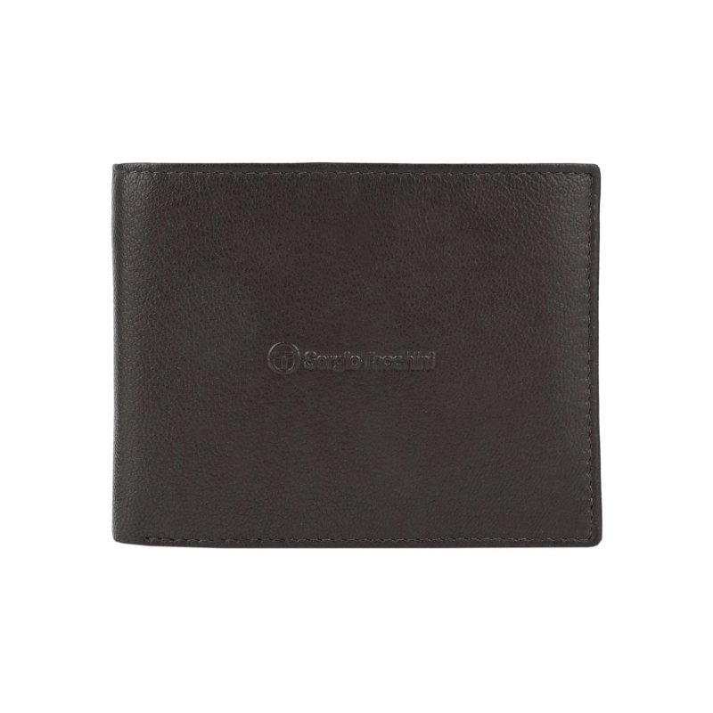 SERGIO TACCHINI Herren-Brieftasche aus echtem Leder, Schlank mit Münzfach — Ansicht 13