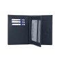 SERGIO TACCHINI Men's Slim Vertical Genuine Leather Wallet with Card Holder — front view