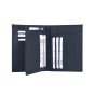 SERGIO TACCHINI Men's Slim Vertical Genuine Leather Wallet with Card Holder — back view