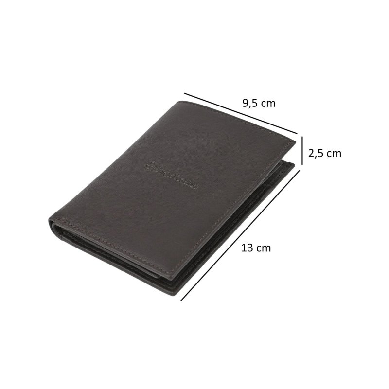 SERGIO TACCHINI Men's Slim Vertical Genuine Leather Wallet with Card Holder — view 14
