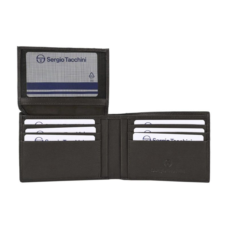 SERGIO TACCHINI Men's Slim Genuine Leather Wallet Without Coin Pocket 038 — view 13