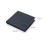 SERGIO TACCHINI Men's Genuine Leather Wallet, Slim With Coin Pocket — inside