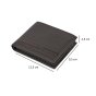 SERGIO TACCHINI Men's Genuine Leather Wallet, Slim With Coin Pocket — view 16