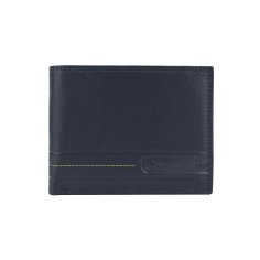 SERGIO TACCHINI Men's Genuine Leather Wallet, Slim With Removable Card Holder — logo detail 2
