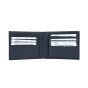 SERGIO TACCHINI Men's Genuine Leather Wallet, Slim With Removable Card Holder — front view