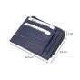 SERGIO TACCHINI Men's Genuine Leather Wallet, Slim Credit Card Holder — inside