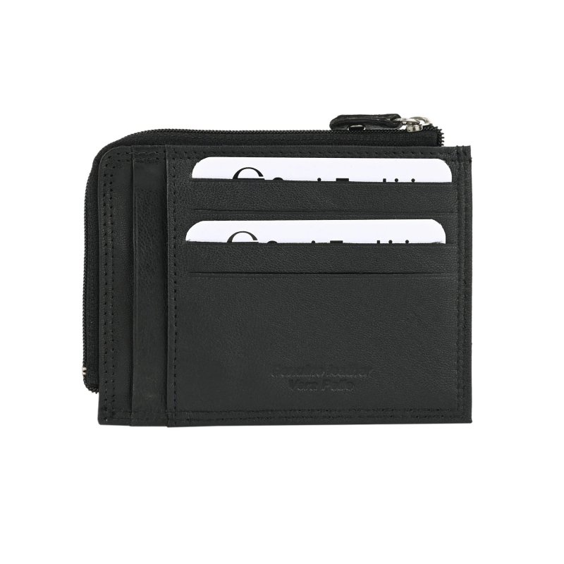 SERGIO TACCHINI Cartera de Hombre en Piel Auténtica, Fina, para Tarjetas de Crédito — vista 7