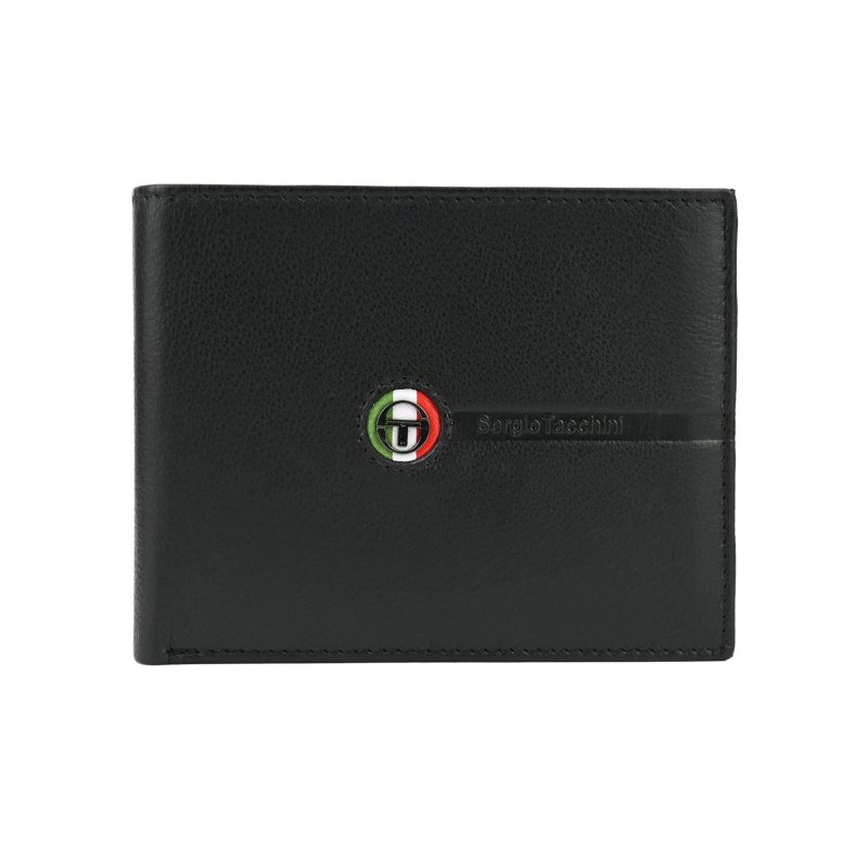 SERGIO TACCHINI Men's Genuine Leather Wallet, Slim With Coin Pocket — view 13