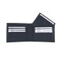 SERGIO TACCHINI Men's Genuine Leather Wallet, Slim With Removable Card Holder — back view