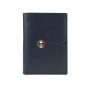 SERGIO TACCHINI Men's Vertical Genuine Leather Wallet, Slim With Coin Pocket
