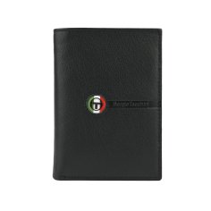 SERGIO TACCHINI Cartera de Hombre Vertical en Piel Auténtica, Fina con Monedero 2
