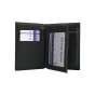 SERGIO TACCHINI Men's Vertical Genuine Leather Wallet, Slim With Coin Pocket — view 12