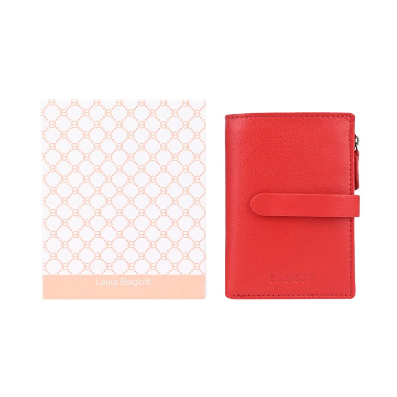 Laura Biagiotti Card Holder Wallet, Slim, Men's and Women's, Genuine Leather With Gift Box — view 30