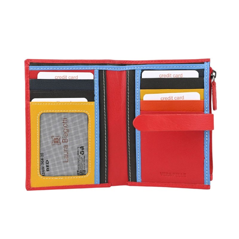 Laura Biagiotti Card Holder Wallet, Slim, Men's and Women's, Genuine Leather With Gift Box — view 26