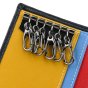Biagiotti Genuine Leather Keyring, Men's and Women's, With Card Holder, Zip for Banknotes and Coins, With Box — view 19