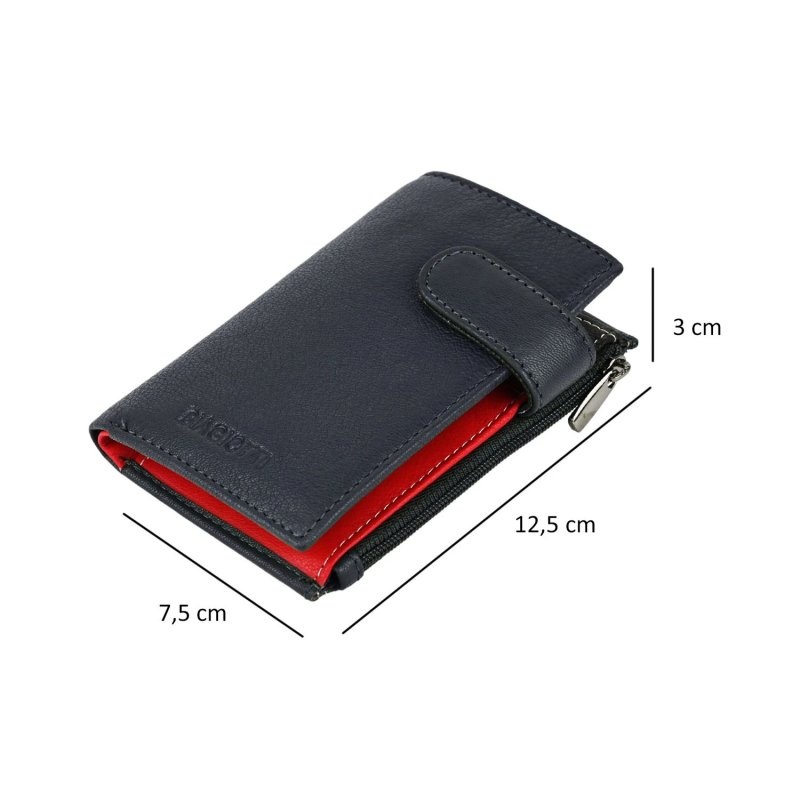 Biagiotti Schlüsseletui Leder, Unisex, mit Kartenfach, Reißverschlussfach für Banknoten und Münzen, Box — Ansicht 18