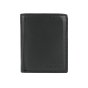 Cartera Police para Hombre de Piel Auténtica, Vertical, Pequeña, Dos Ventanas, Bolsillo con Cremallera, Mone… — vista frontal